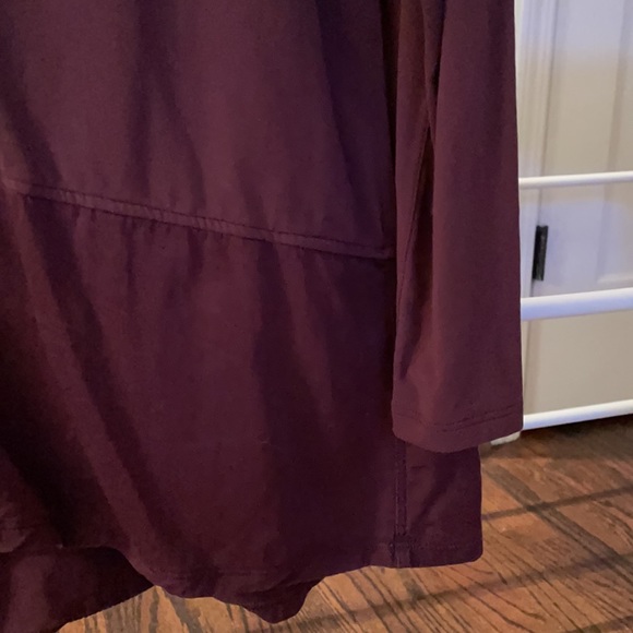 Lululemon Plum Long Sleeved Shirt - Size 6 - Picture 2 of 5